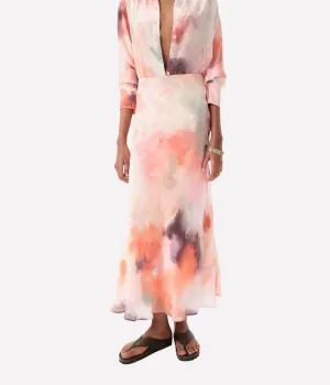 Jufre Ellen Long Skirt in Wild Rose