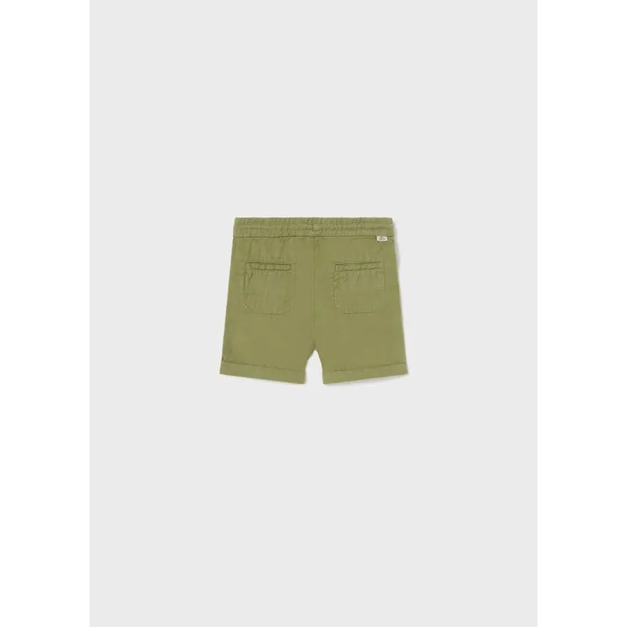 Jungle Linen Bermuda Shorts -#1288