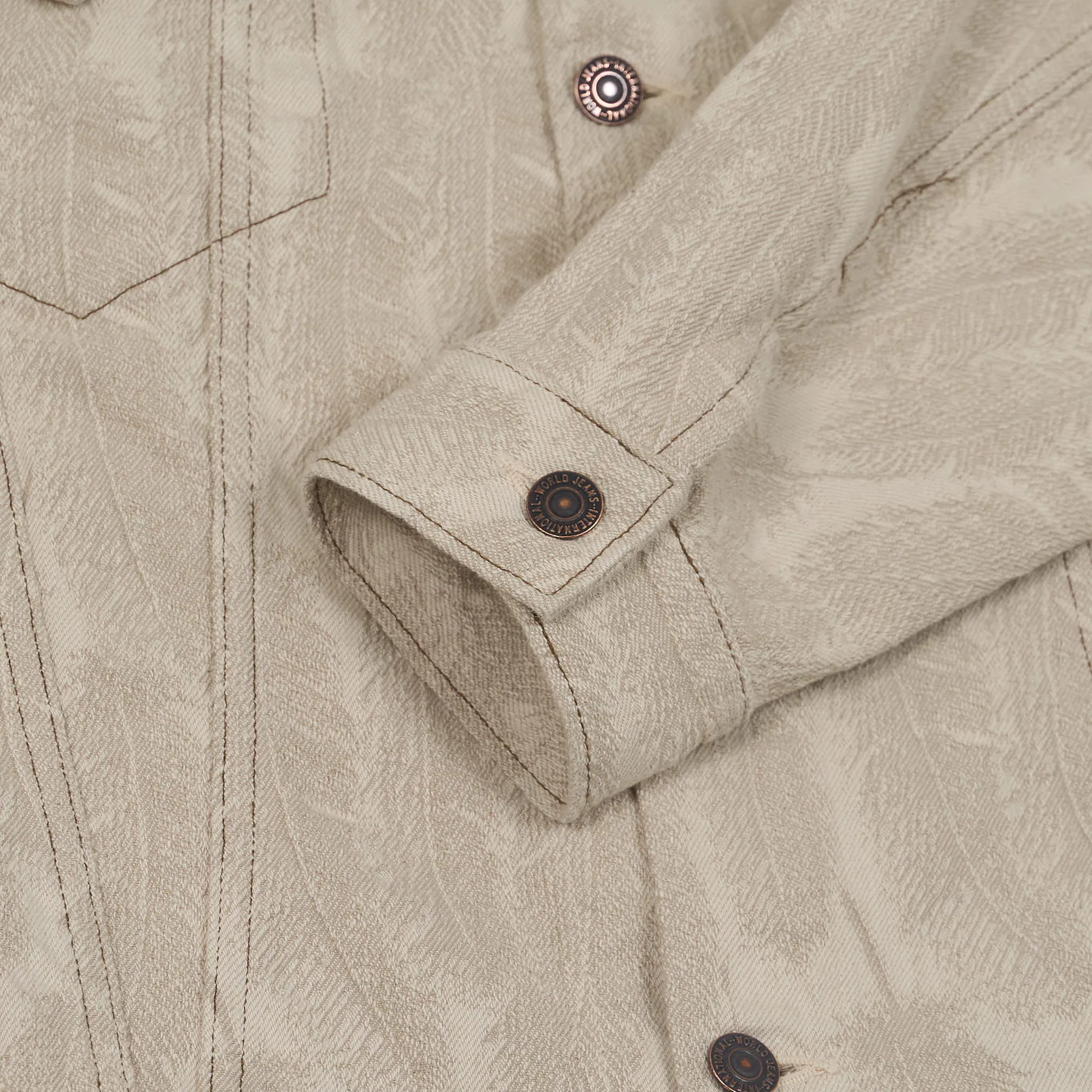 Kapital Feather Jaquard Woven Indigo Type 3 Jacket