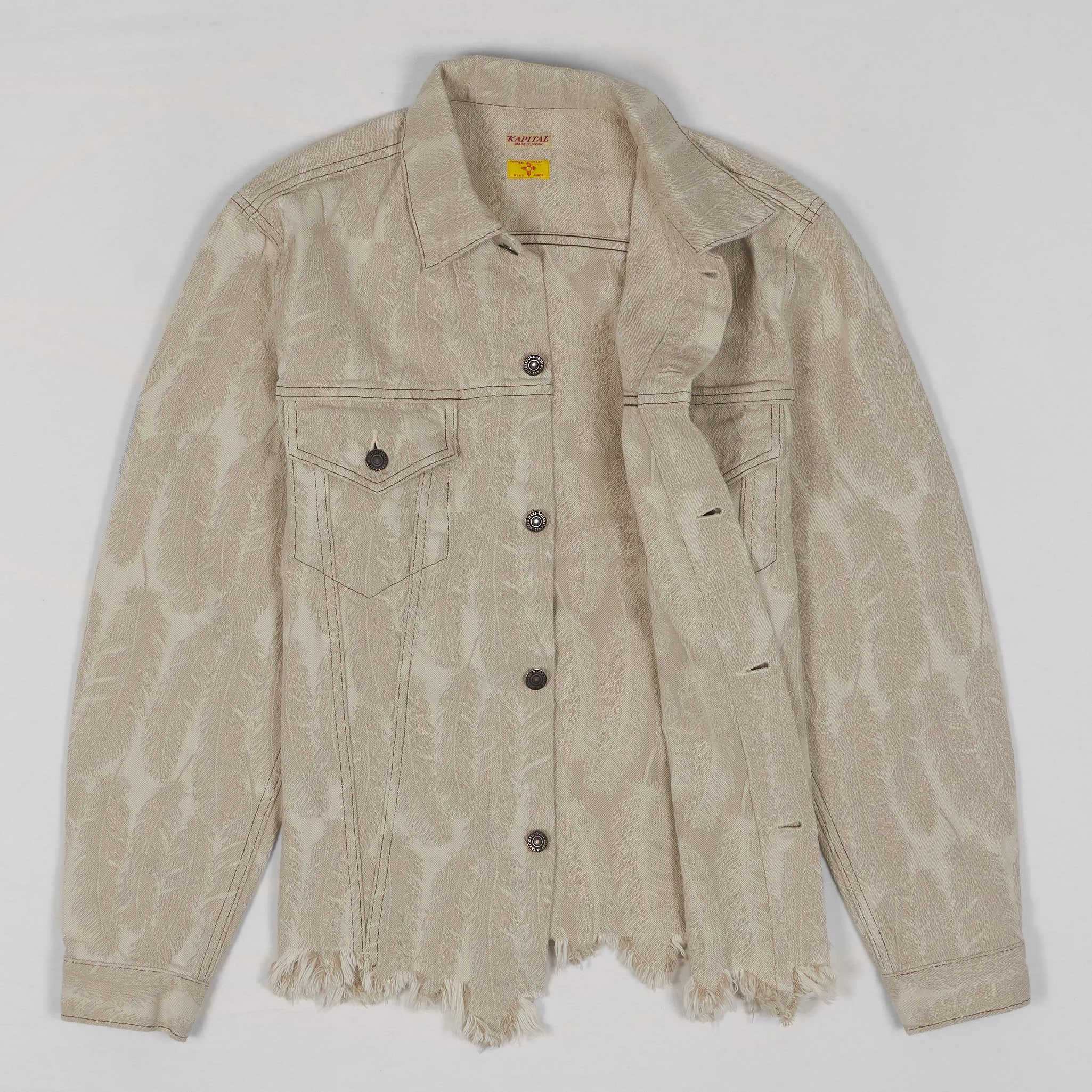 Kapital Feather Jaquard Woven Indigo Type 3 Jacket