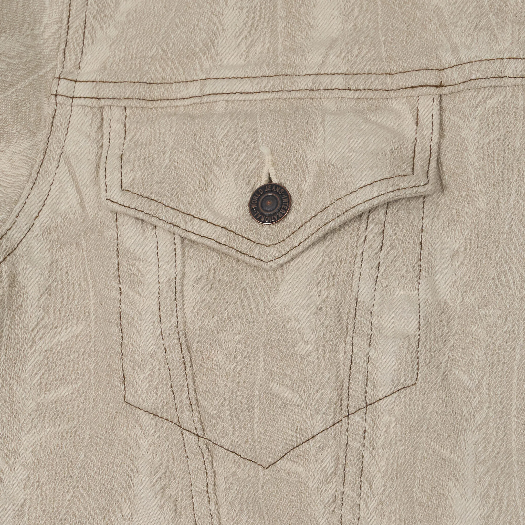 Kapital Feather Jaquard Woven Indigo Type 3 Jacket