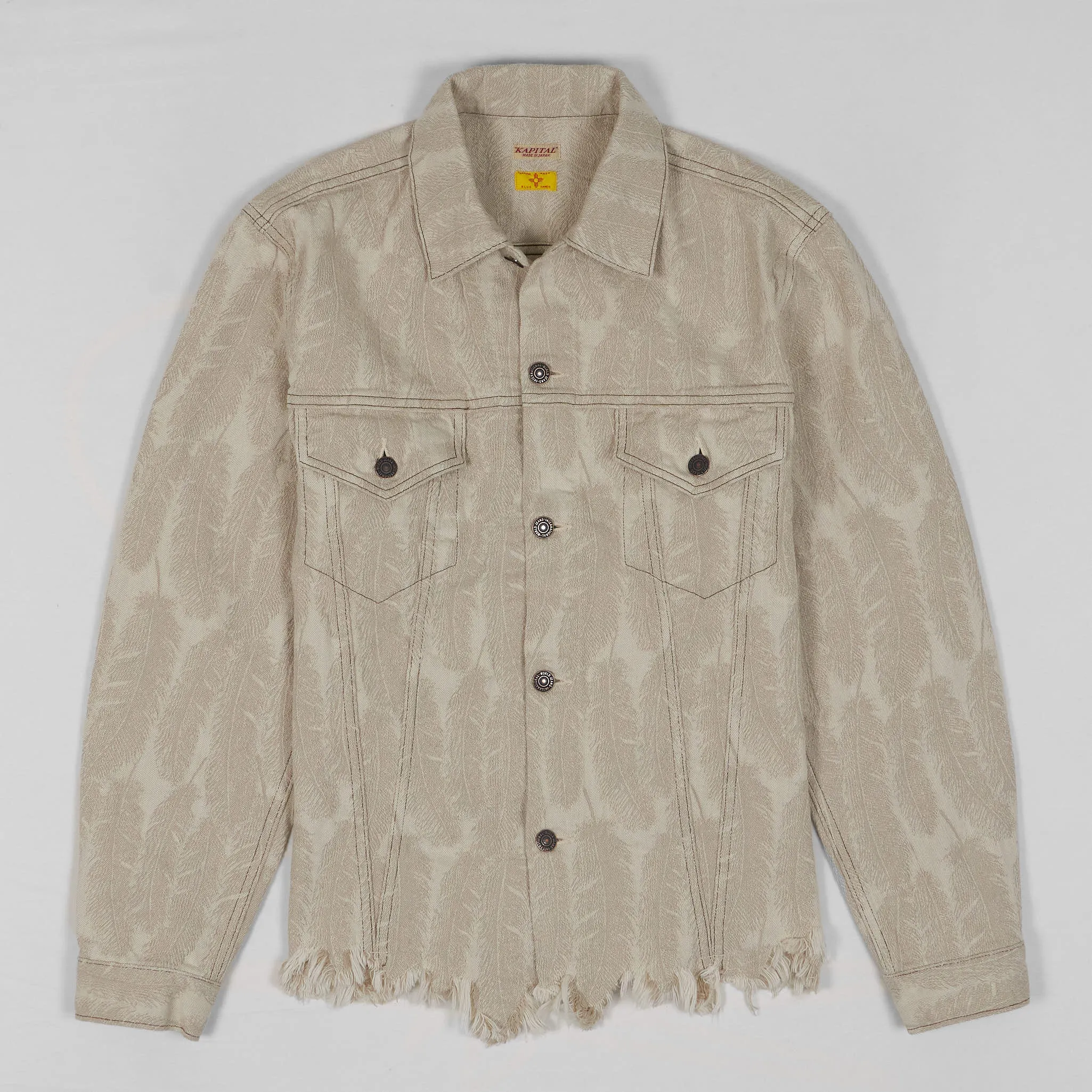 Kapital Feather Jaquard Woven Indigo Type 3 Jacket