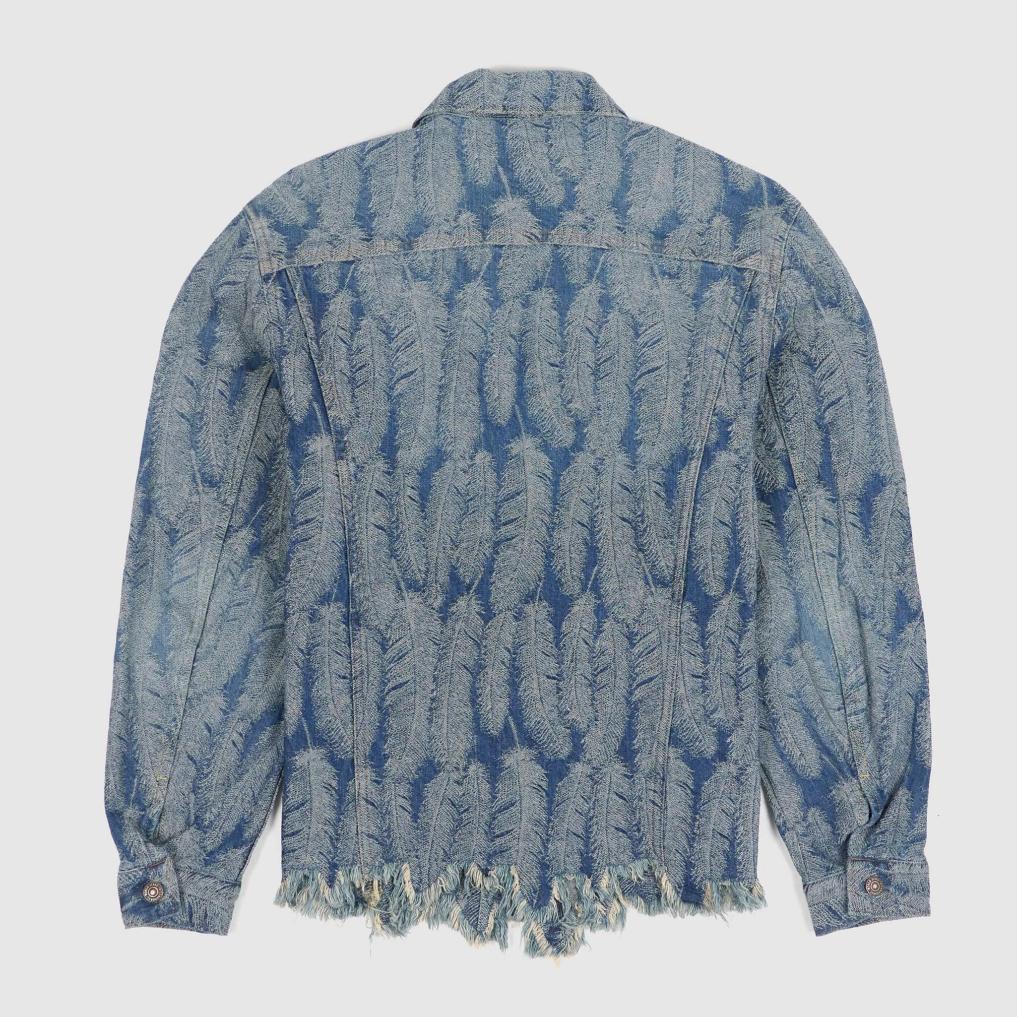 Kapital Feather Jaquard Woven Indigo Type 3 Jacket