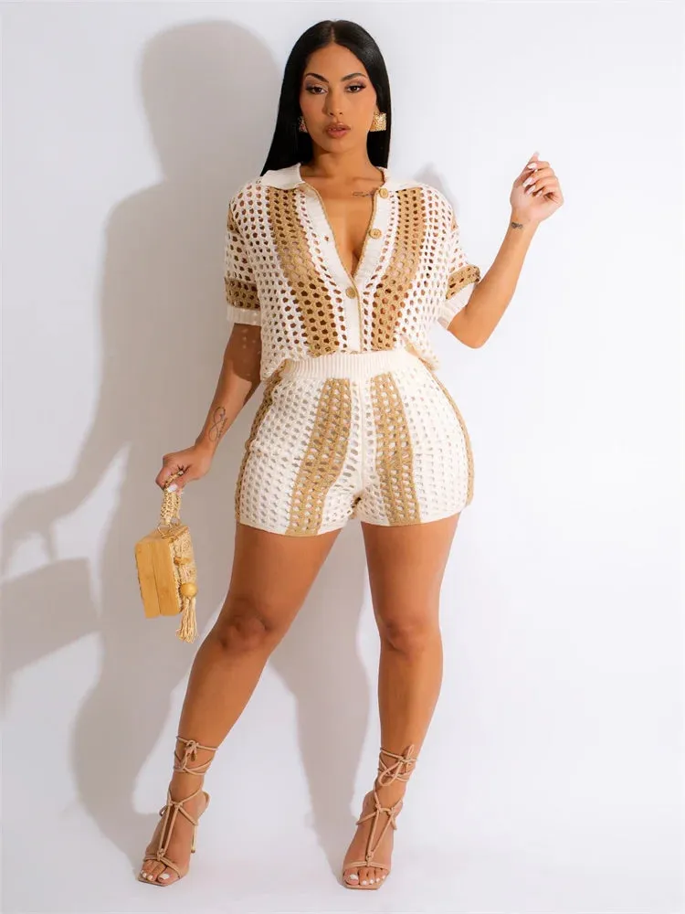 Kathy Knitted Set Two Pieces Sets T