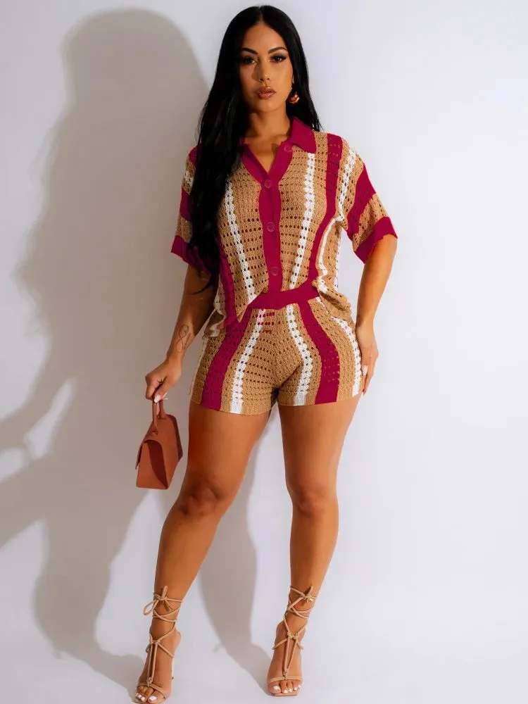Kathy Knitted Set Two Pieces Sets T