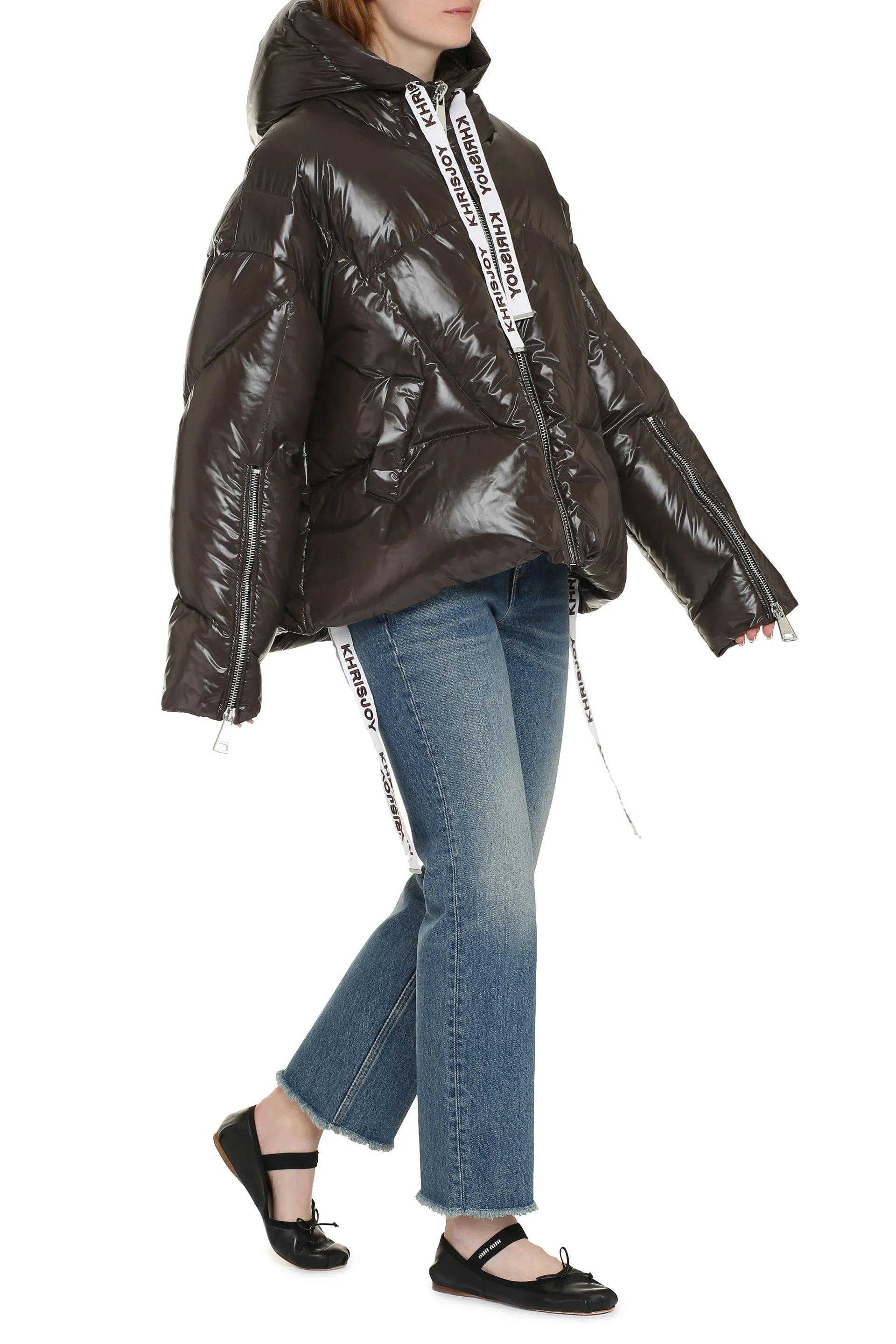 Khris Puffer hooded down jacket