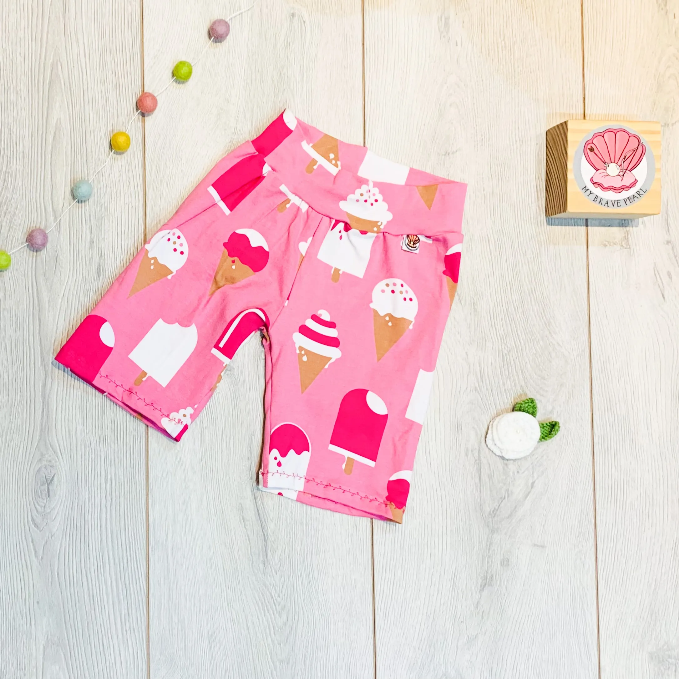 Kids Hemmed Shorts