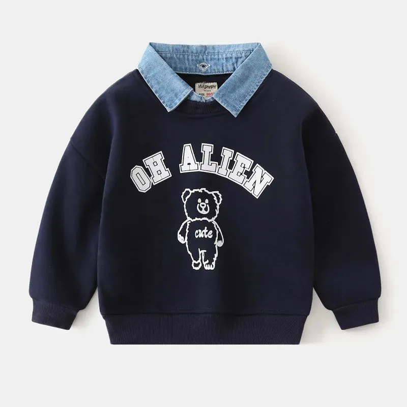 Kids Sweater Children Clothing Boys and Girls Pullover Sweater