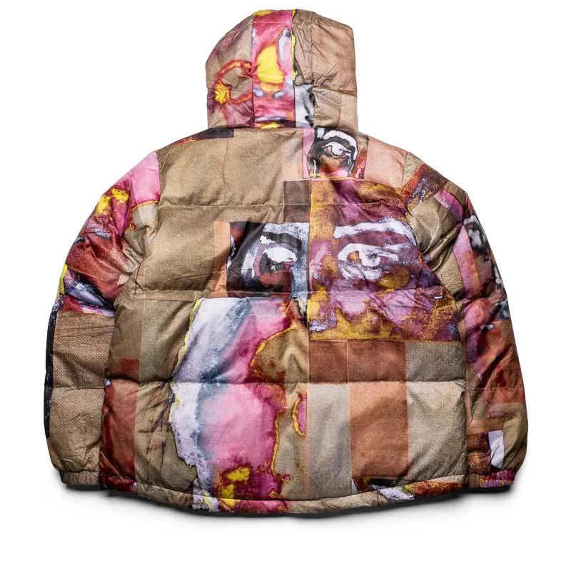 KidSuper Faces Collage Printed Puffer - Multi
