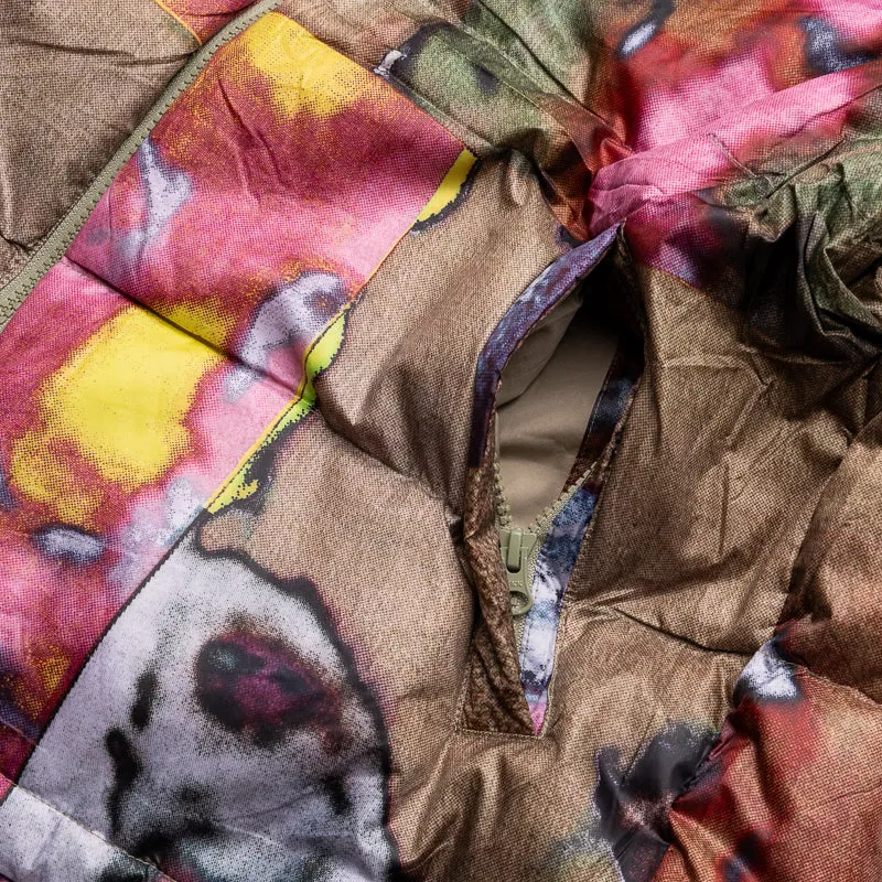 KidSuper Faces Collage Printed Puffer - Multi