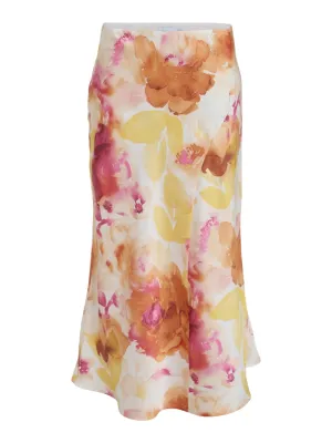 Killa Midi High Waist Skirt | Snow White Mix
