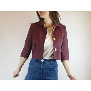 Kinki Gerlinki cropped red jacket size 1 (fits 6-8)