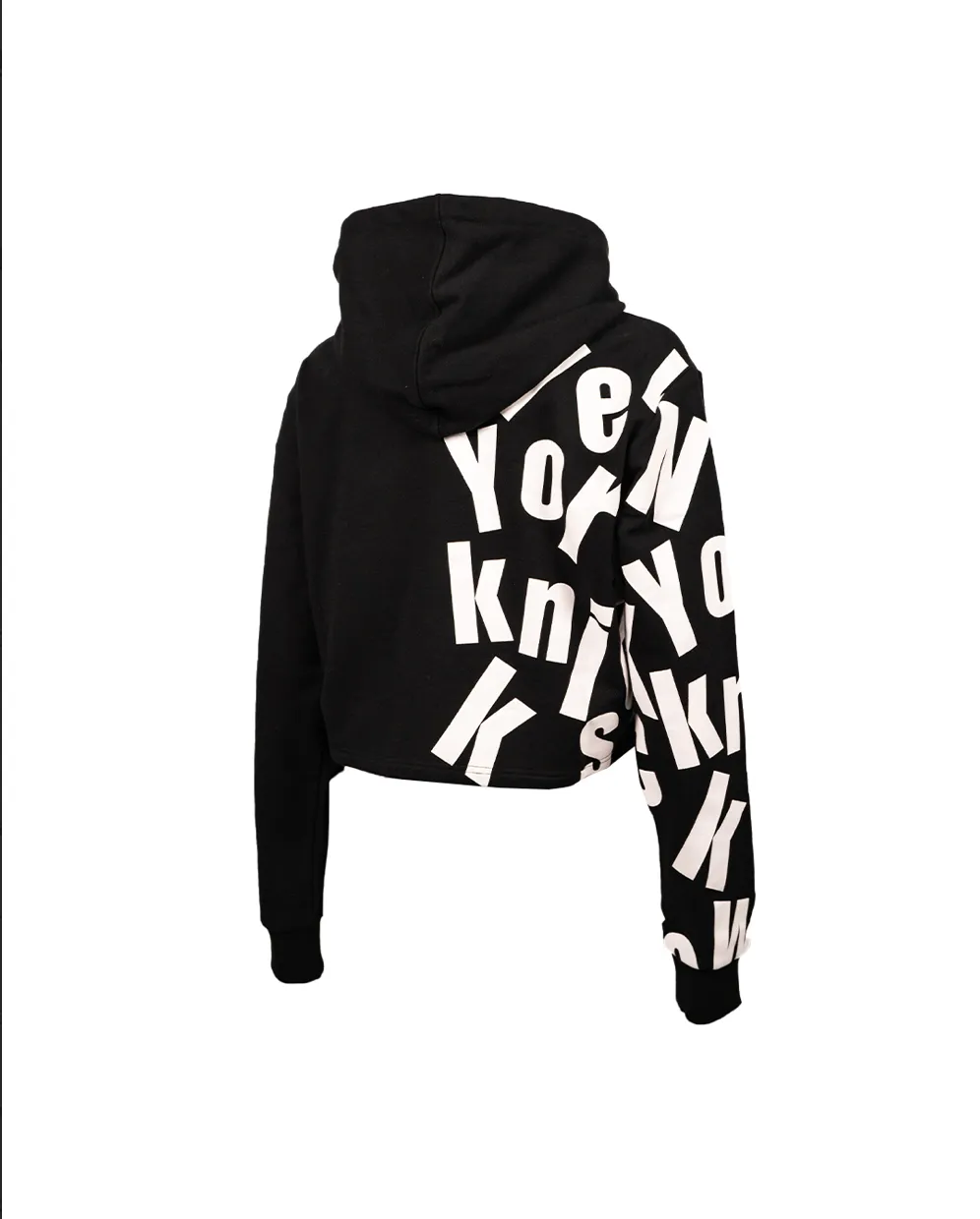 Knicks Women's Jumble Cropped Hoodie