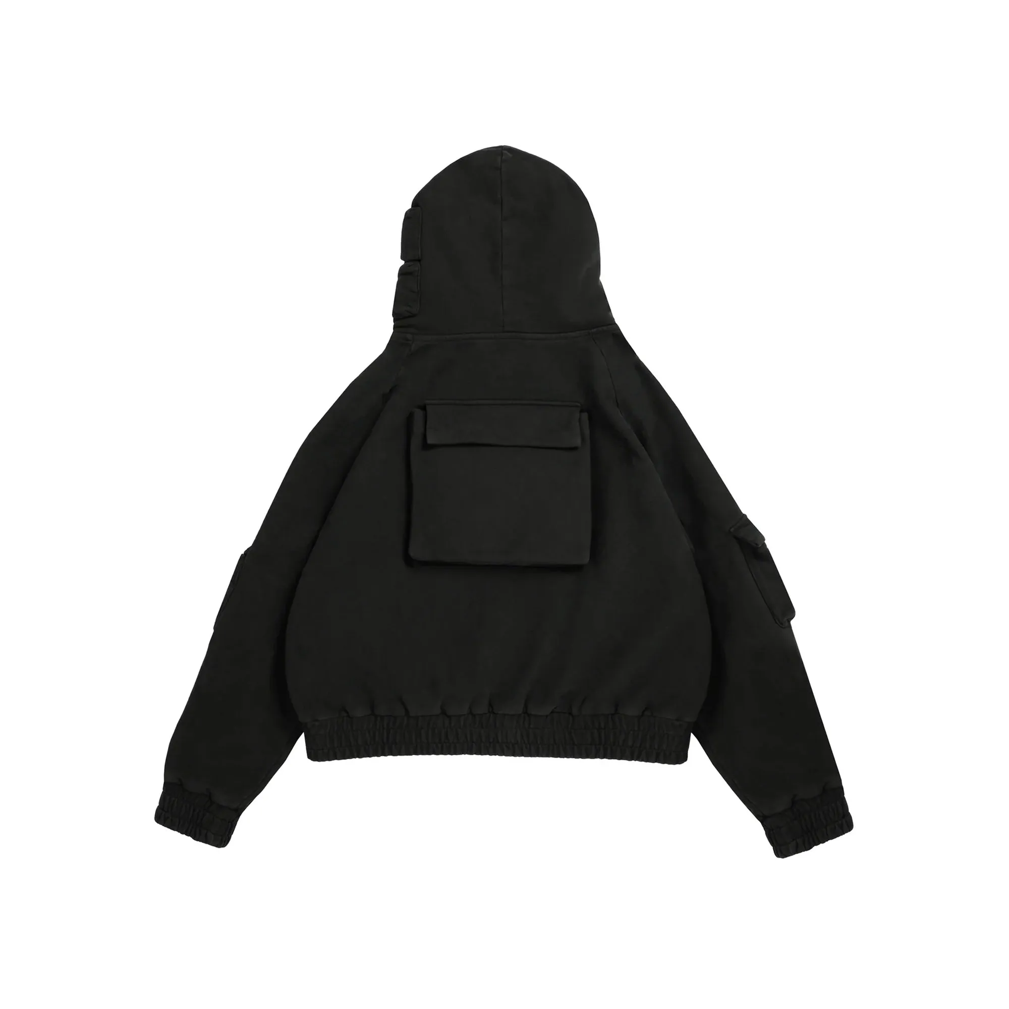 Kody Phillips Mens Cargo Hoodie Zip Up
