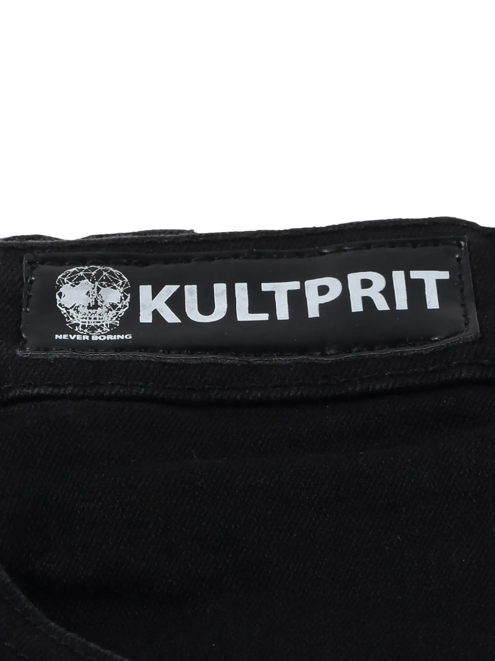 Kultprit Allover tie-dye wash Blue shorts