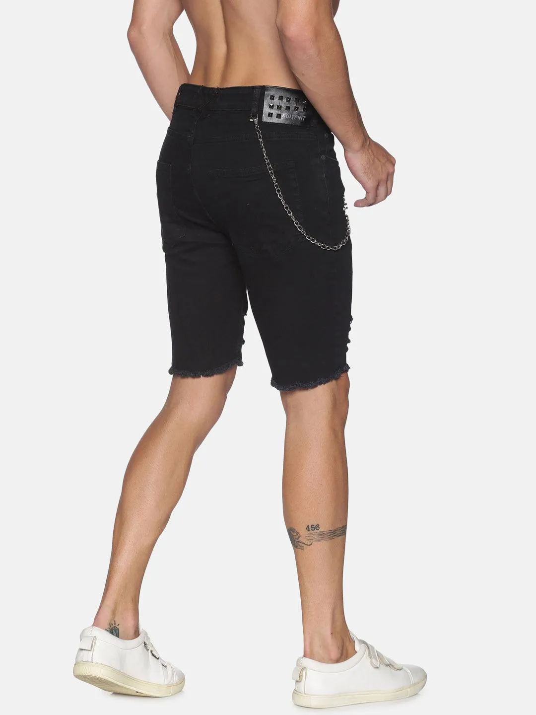 Kultprit Chain attached shorts