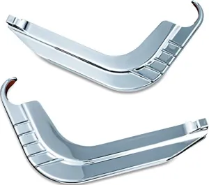 Kuryakyn 7223 Motorcycle Accent Accessory: Rear Bumper Accents for 2009-19 Harley-Davidson Trike Motorcycles, Chrome, 1 Pair