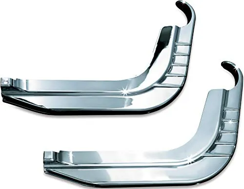 Kuryakyn 7223 Motorcycle Accent Accessory: Rear Bumper Accents for 2009-19 Harley-Davidson Trike Motorcycles, Chrome, 1 Pair