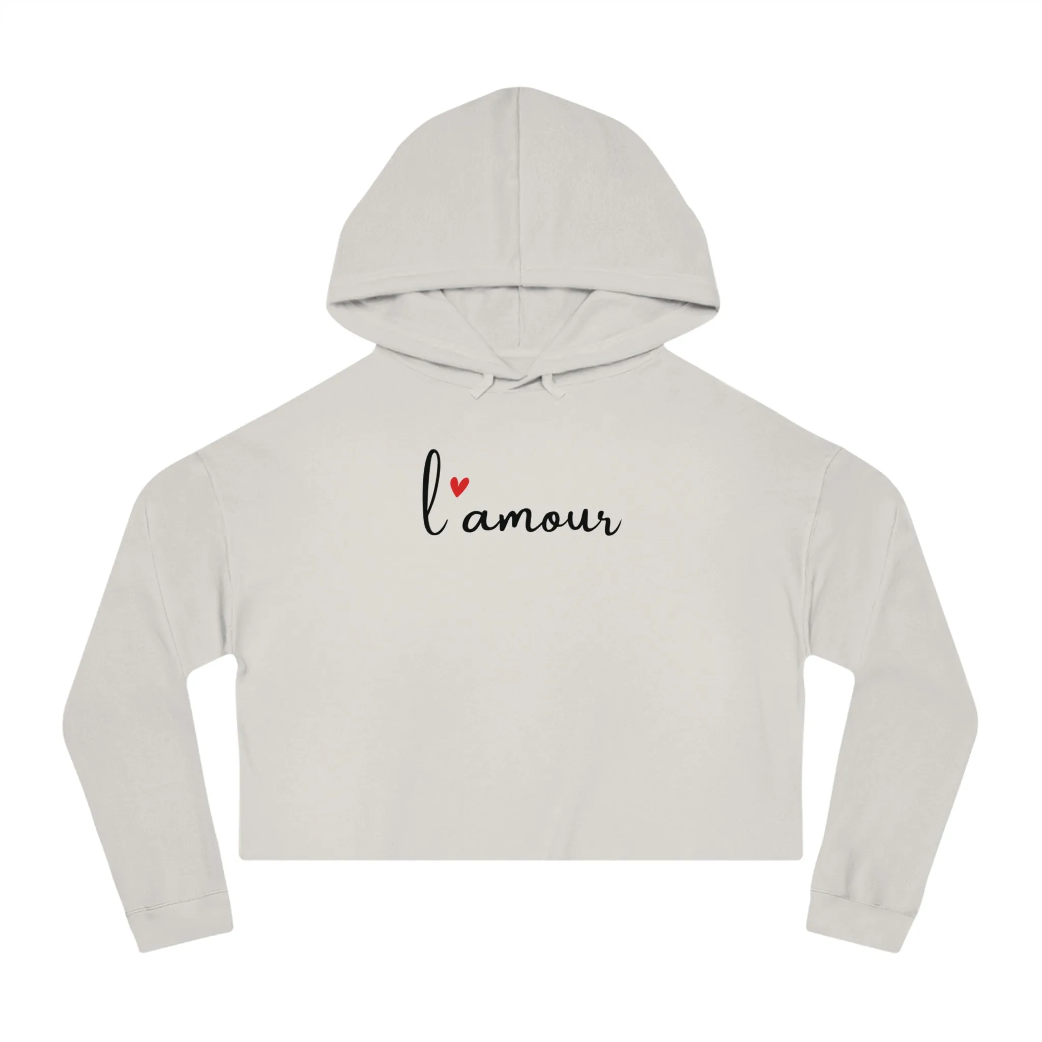 L'Amour Cropped Hoodie