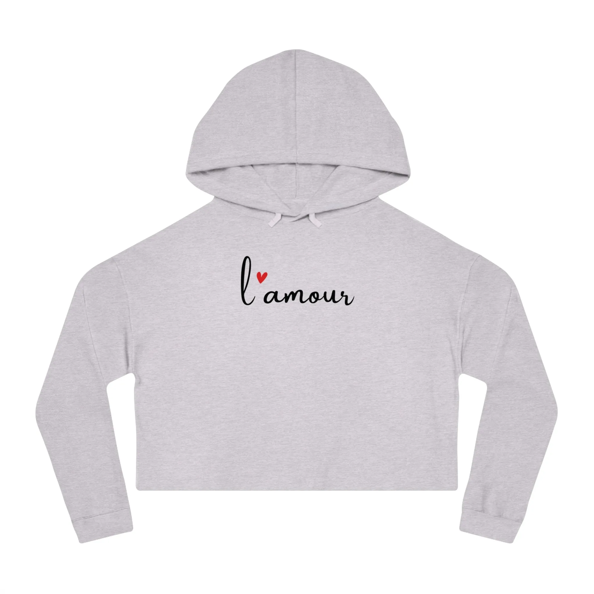 L'Amour Cropped Hoodie