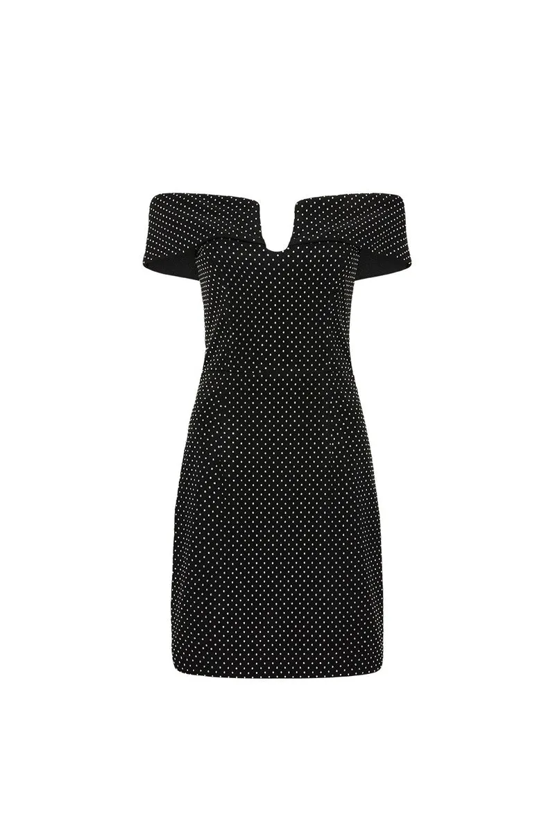 Last Dance Mini Dress Black