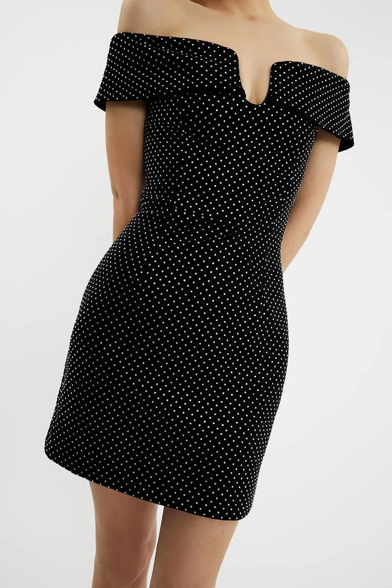 Last Dance Mini Dress Black