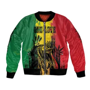 Legend Bob Personalized Bomber Jacket Reggae Grunge LT7