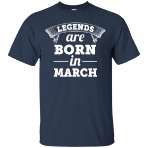 Legends are born in March Shirt, Hoodie, Tan