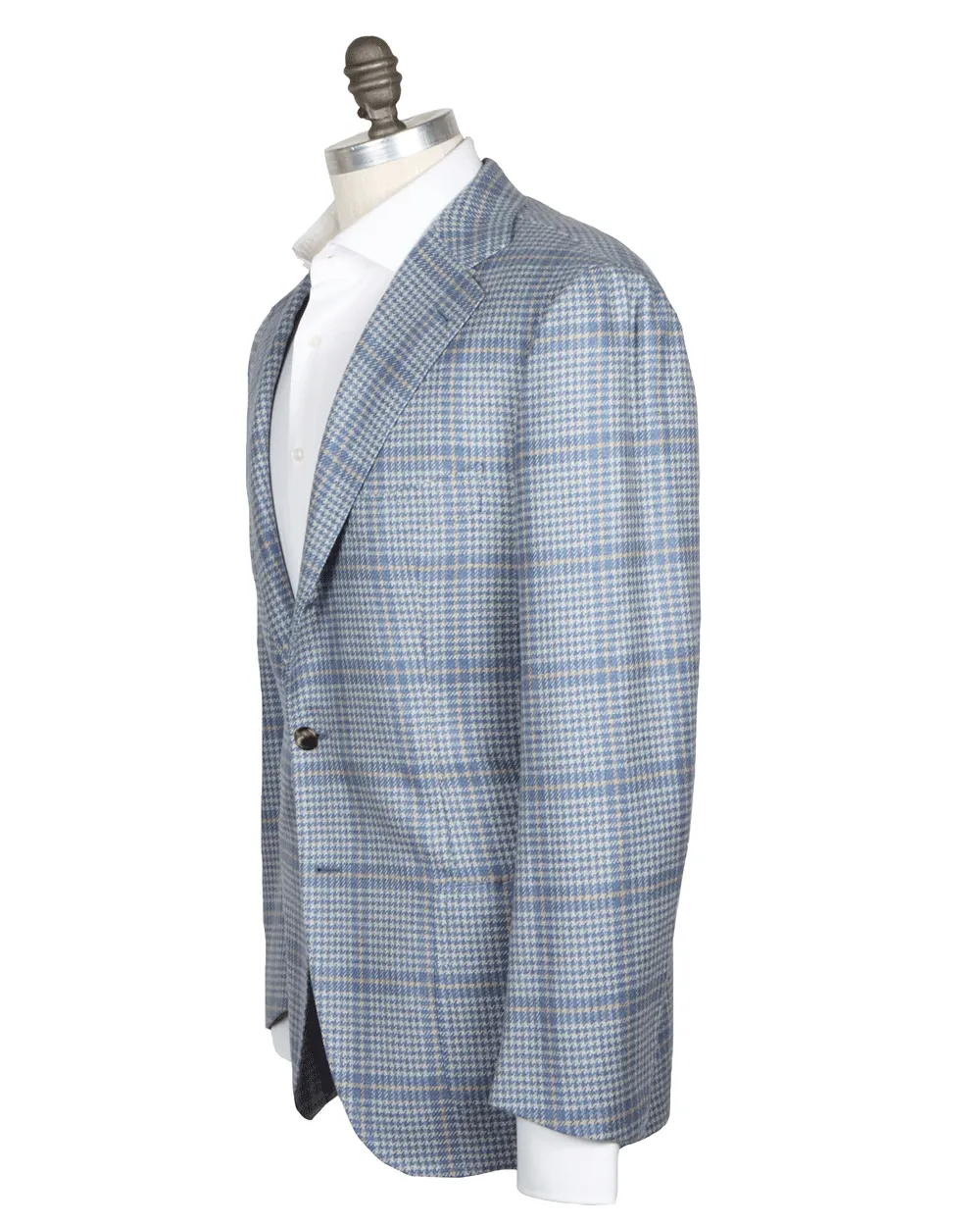 Light Blue Glen Plaid Sportcoat