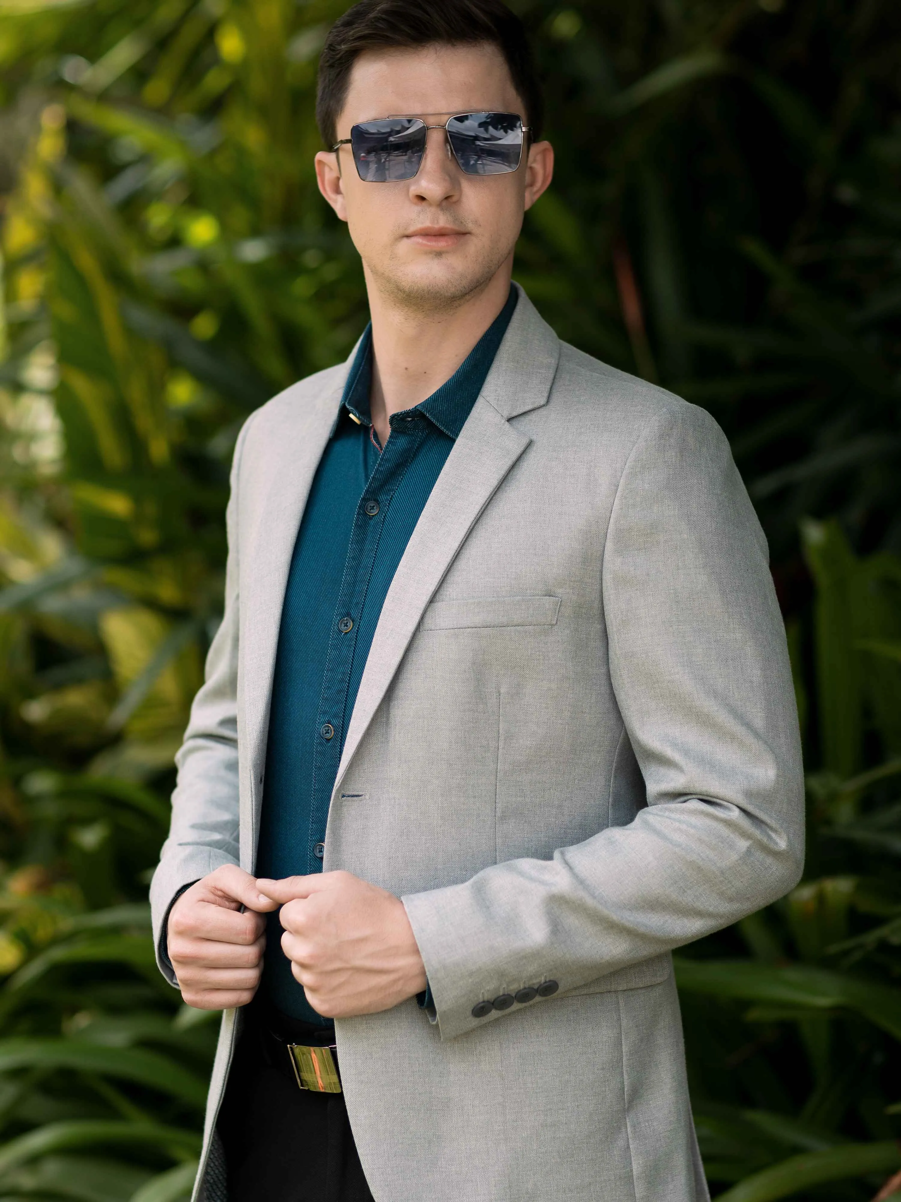 Light Grey Men's Blazer