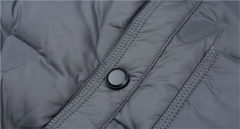 Lightweight and Quilted Puffer Jacket with Button-up Style