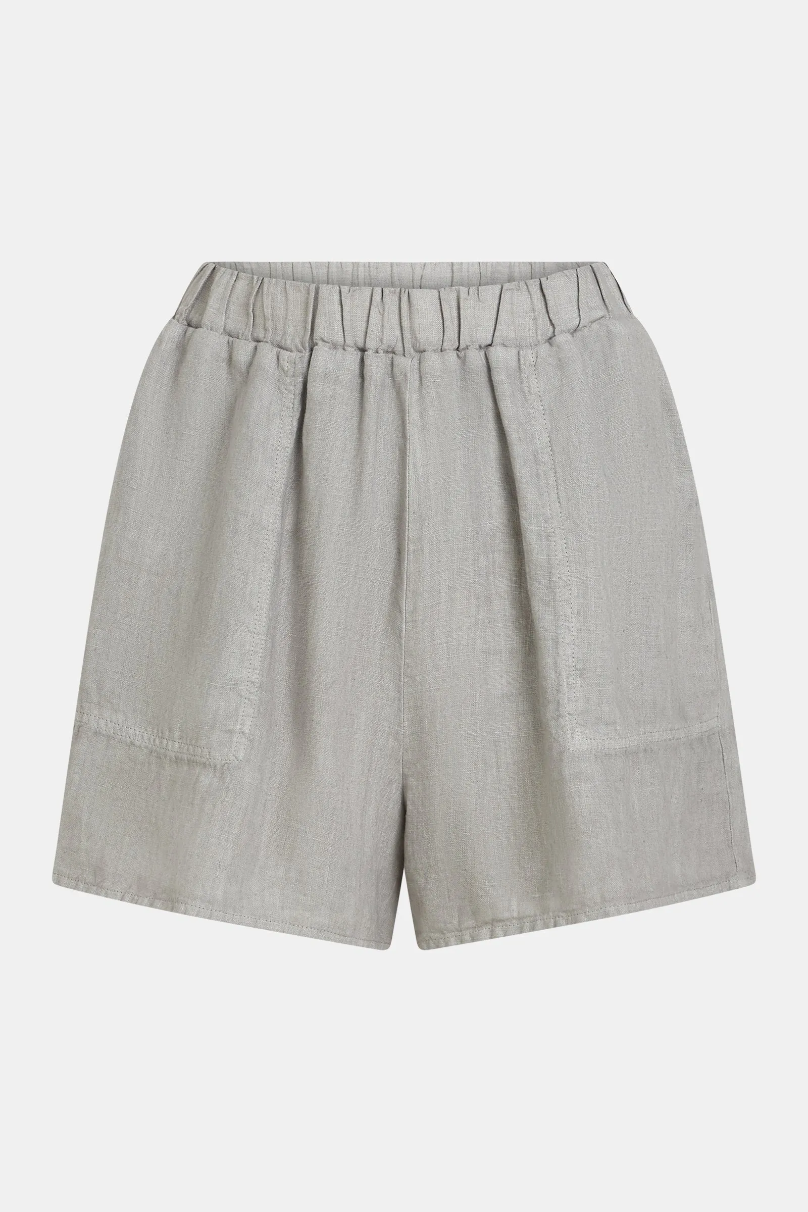 LINEN SHORTS (S25Z760LTD) COOL GREY