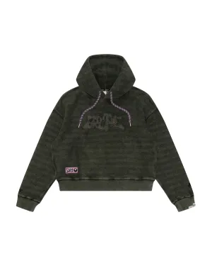 Logo cropped hoodie