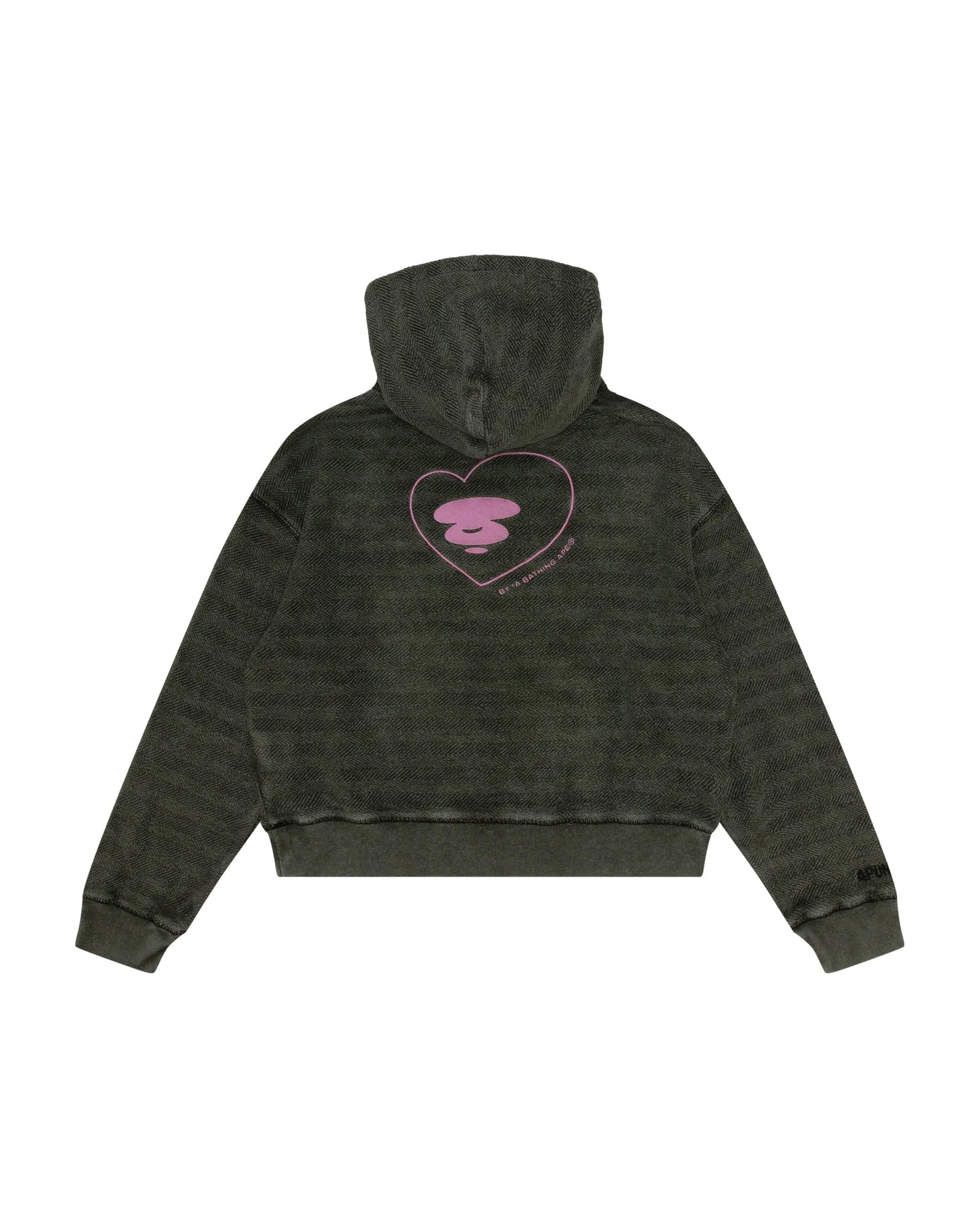 Logo cropped hoodie