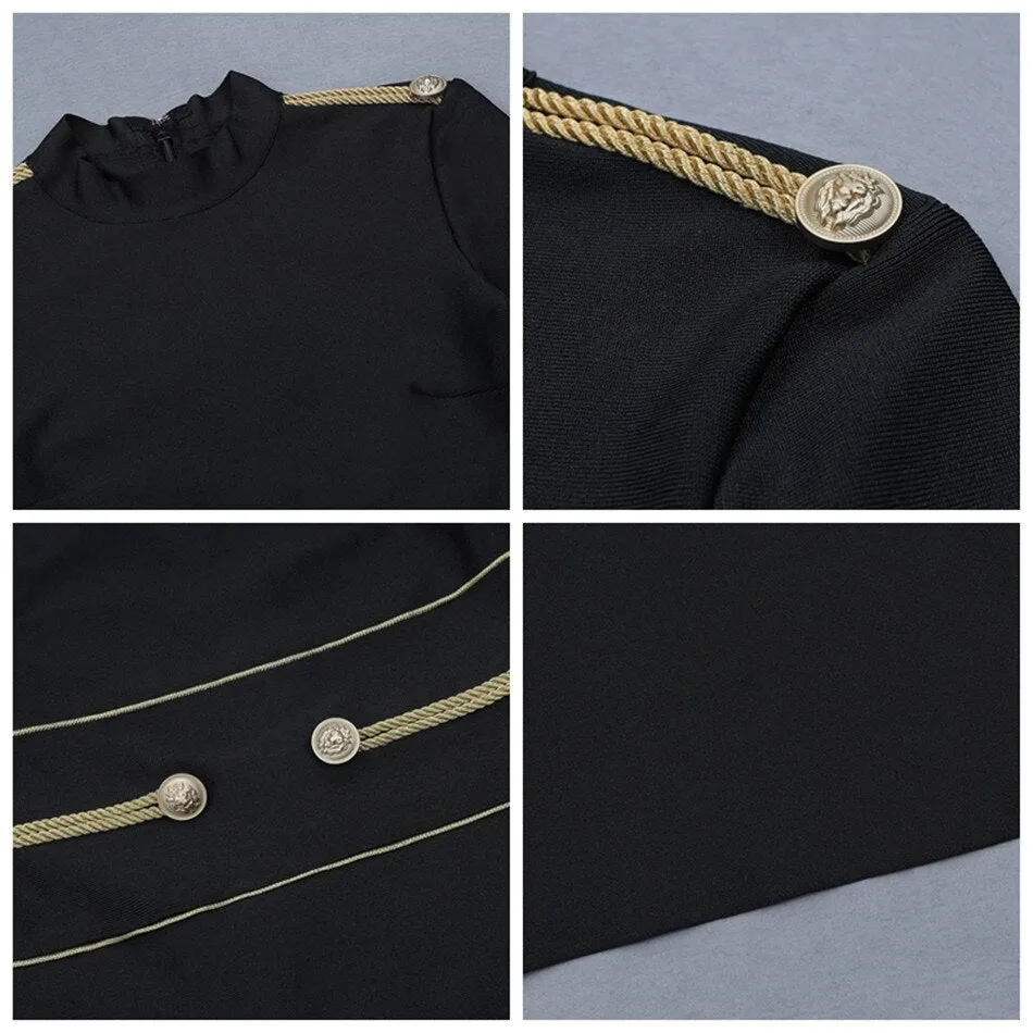 Long Sleeve Tight Minidress
