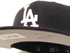 Los Angeles Dodgers New Era 59Fifty Fitted Hats (NY YANKEES COLOR NAVY GREY UNDER BRIM)