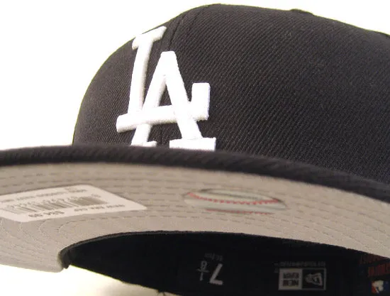 Los Angeles Dodgers New Era 59Fifty Fitted Hats (NY YANKEES COLOR NAVY GREY UNDER BRIM)