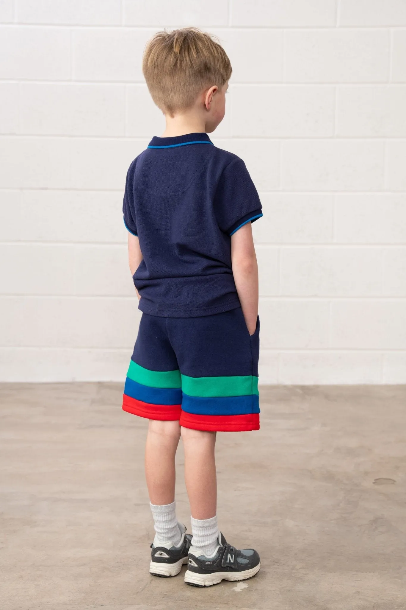 Louie Shorts - Navy Green Blue Red