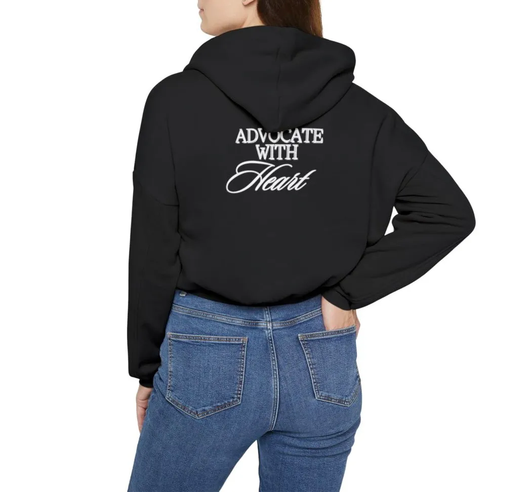 Love Needs No Words Cinched Bottom Hoodie