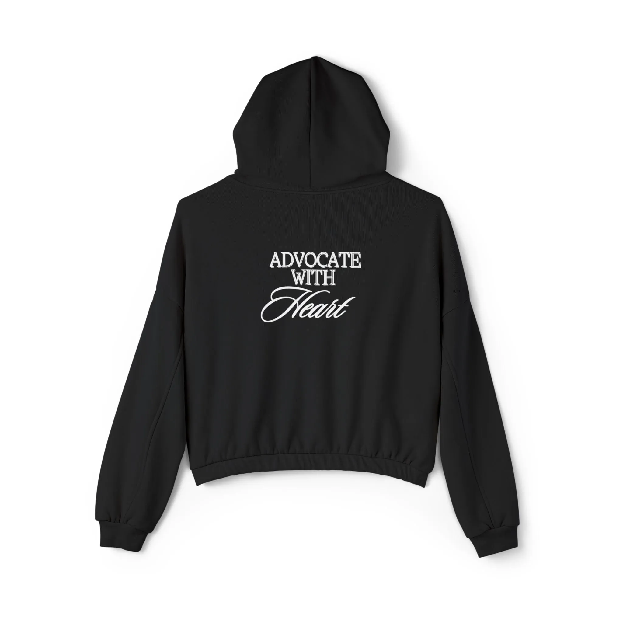 Love Needs No Words Cinched Bottom Hoodie