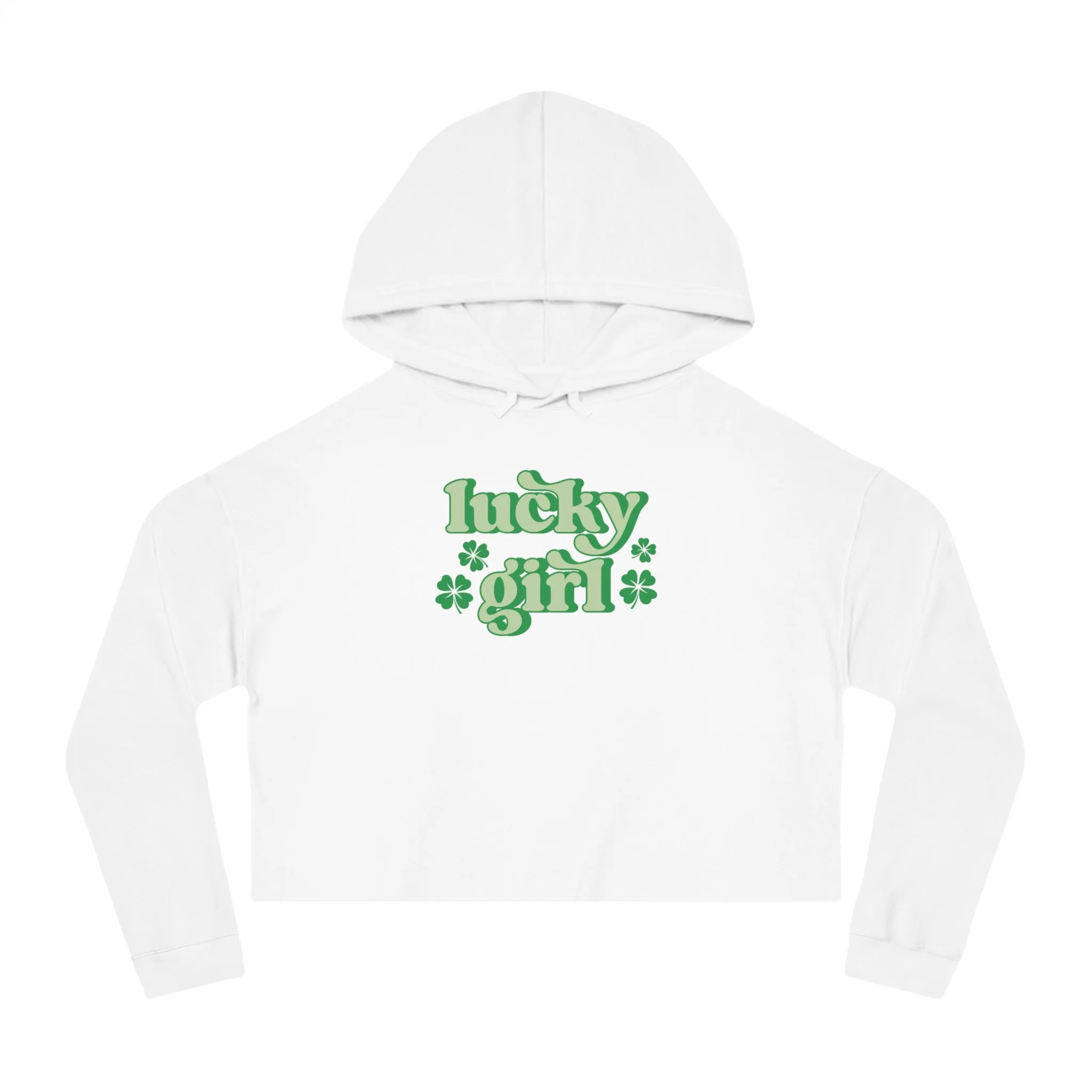 Lucky Girl Cropped Hoodie