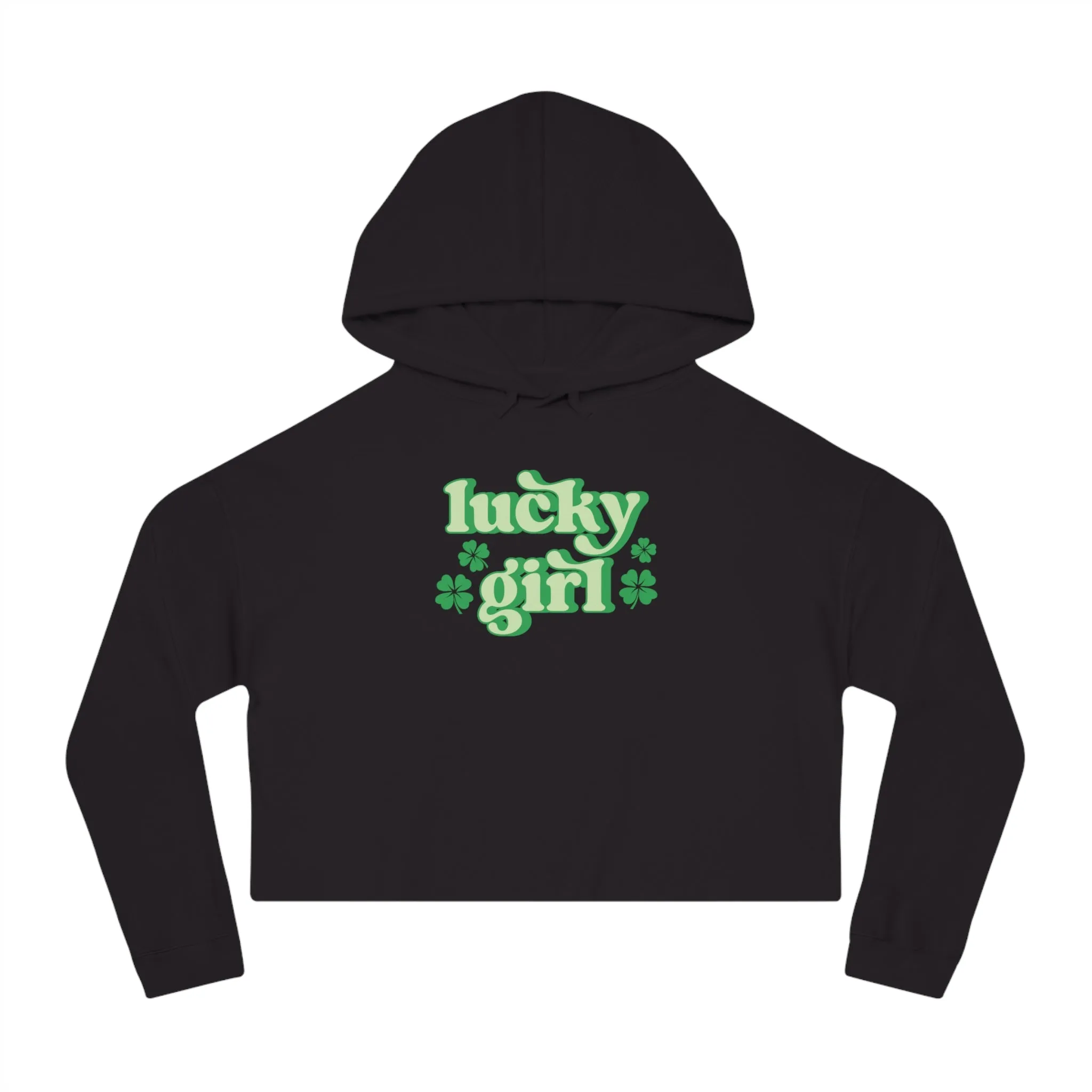 Lucky Girl Cropped Hoodie