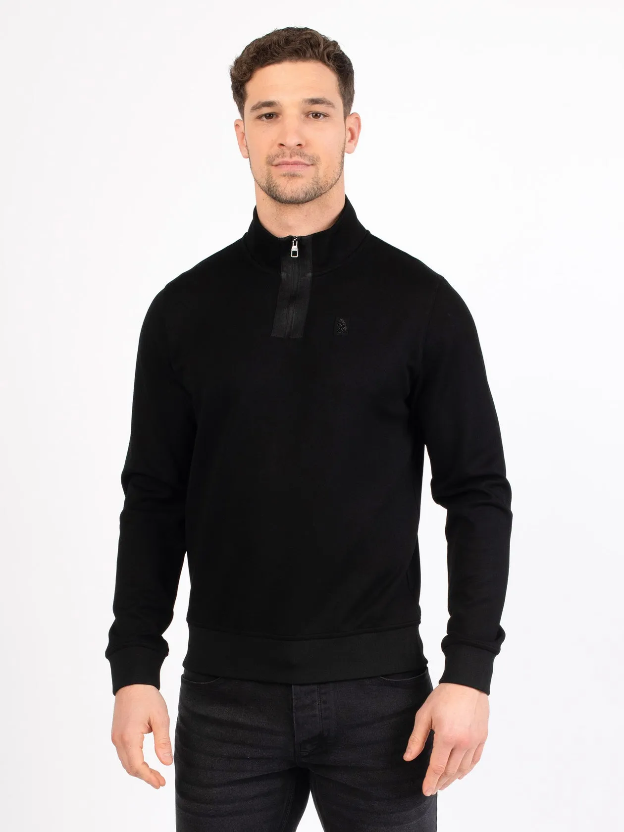 Luke 1977 M710301 Full Hardy Zip Sweatshirt Jet Black