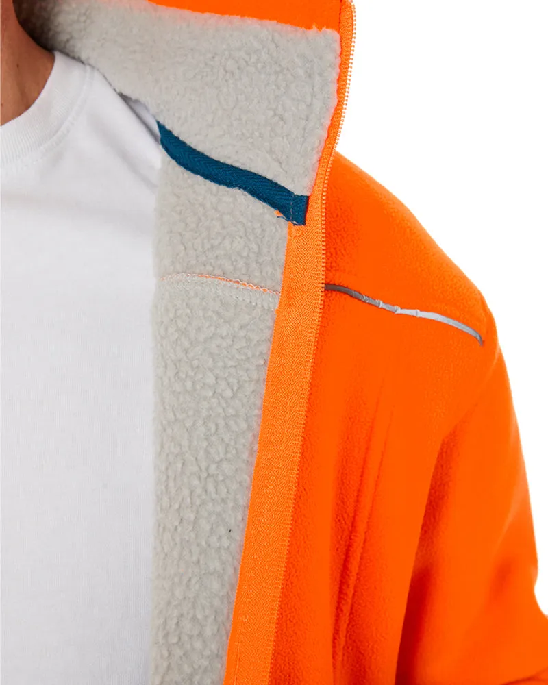 LUMBER Hi Vis Jacket - Orange/Navy