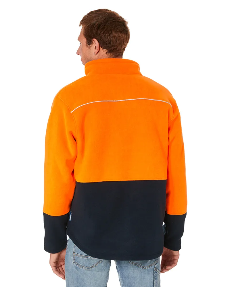LUMBER Hi Vis Jacket - Orange/Navy