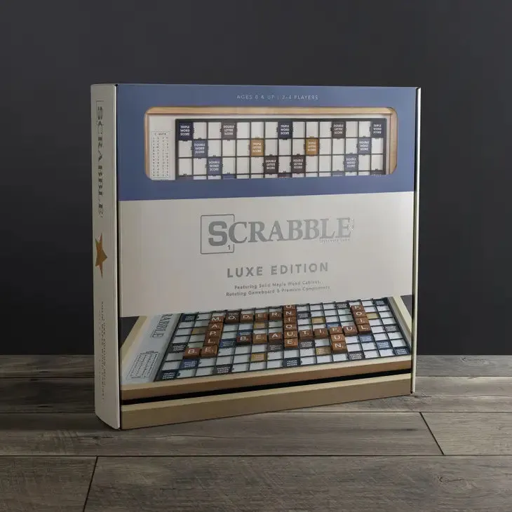 Luxe Edition Maple Scrabble Set