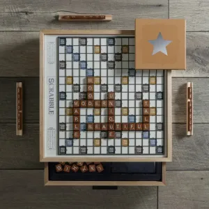 Luxe Edition Maple Scrabble Set