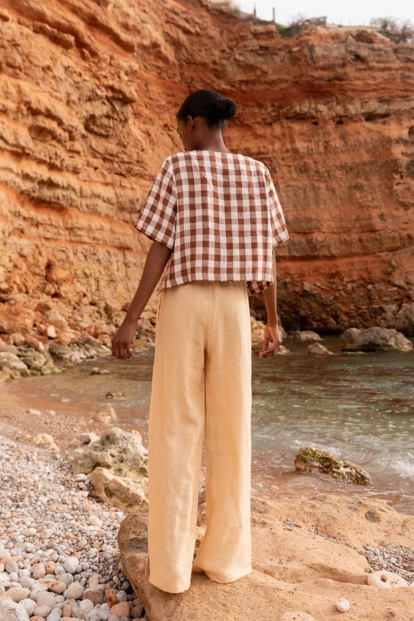 Maeve Linen Button Top | Multiple Colours