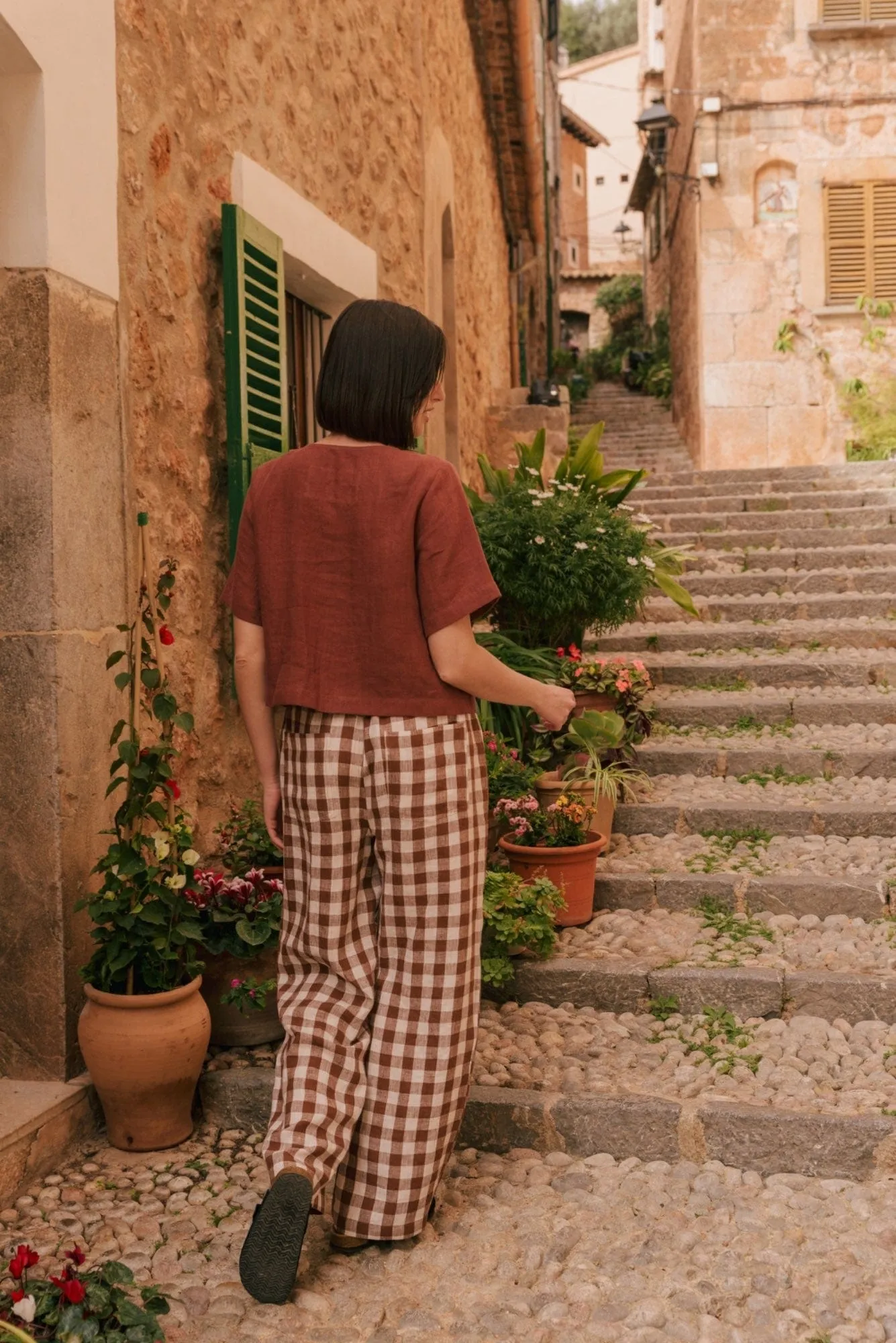 Maeve Linen Button Top | Multiple Colours