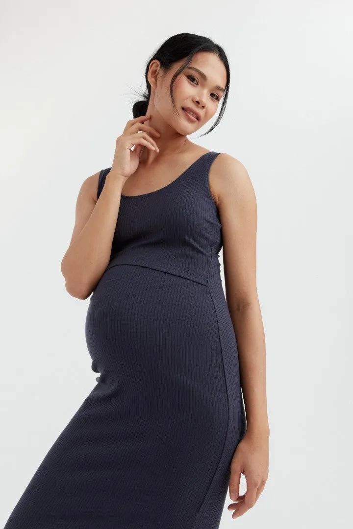 Maeve Rib Nursing Tank Dress